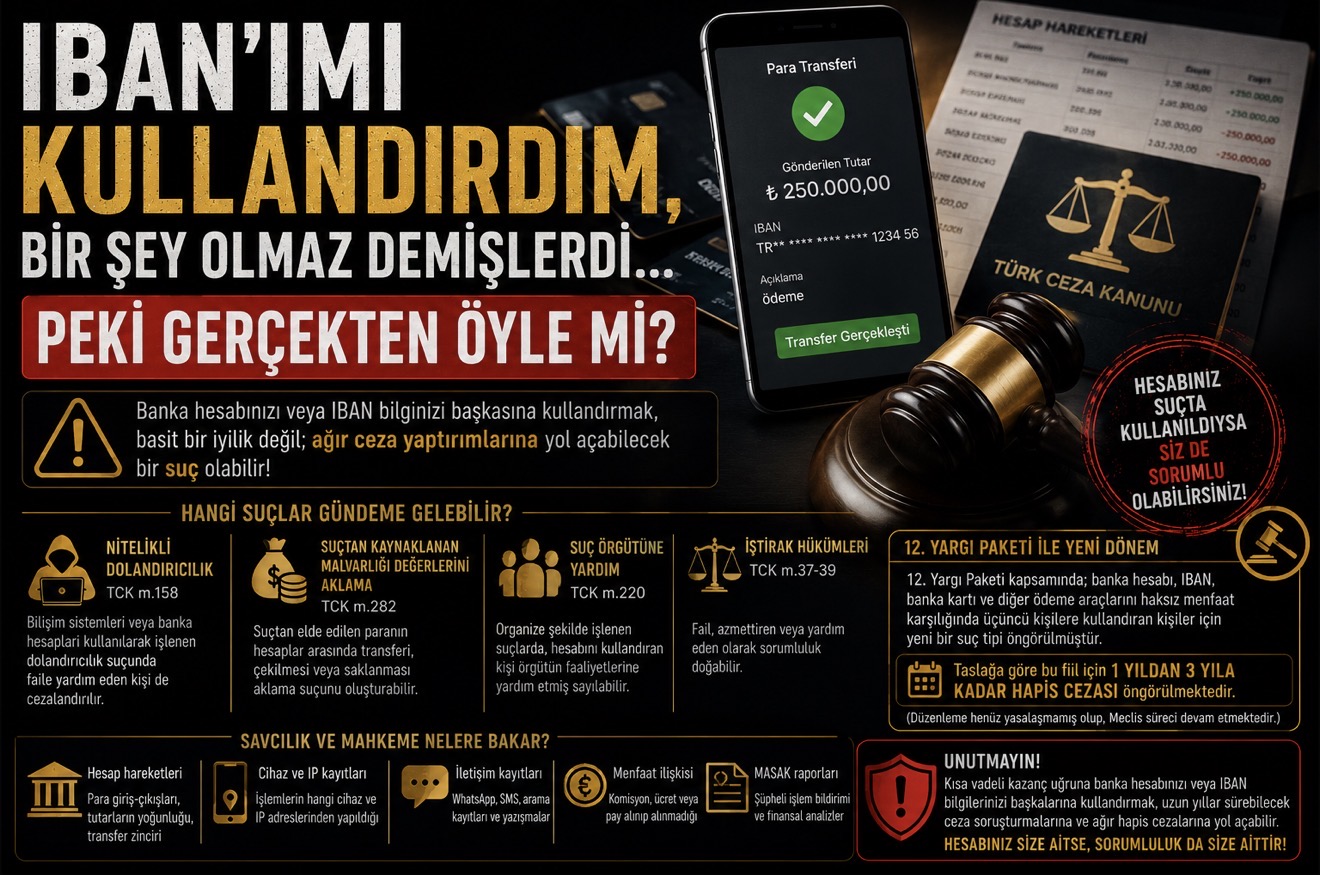IBAN’ımı Kullandırdım, Bir Şey Olmaz Demişlerdi... Peki Gerçekten Öyle mi?