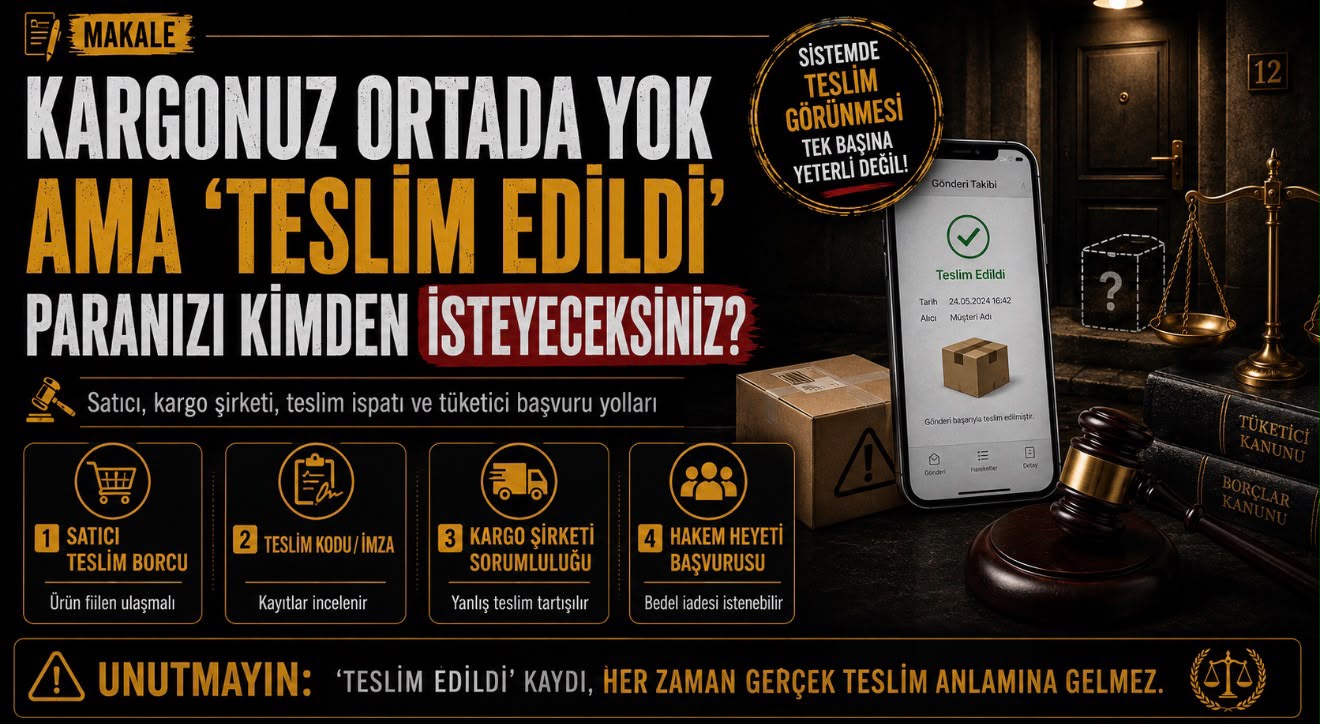Kargonuz Ortada Yok Ama “Teslim Edildi” Yazıyor: Paranızı Kimden İsteyeceksiniz?