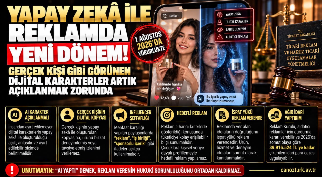 Yapay Zekâ ile Hazırlanan Reklamlarda Yeni Dönem: Gerçek Kişi Gibi Görünen Dijital Karakterler Artık Açıklanmak Zorunda